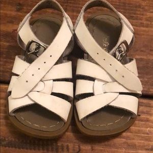 Salt Water white Toddler sandal